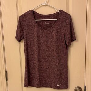 Nike Women's Pink Heathered Tee
